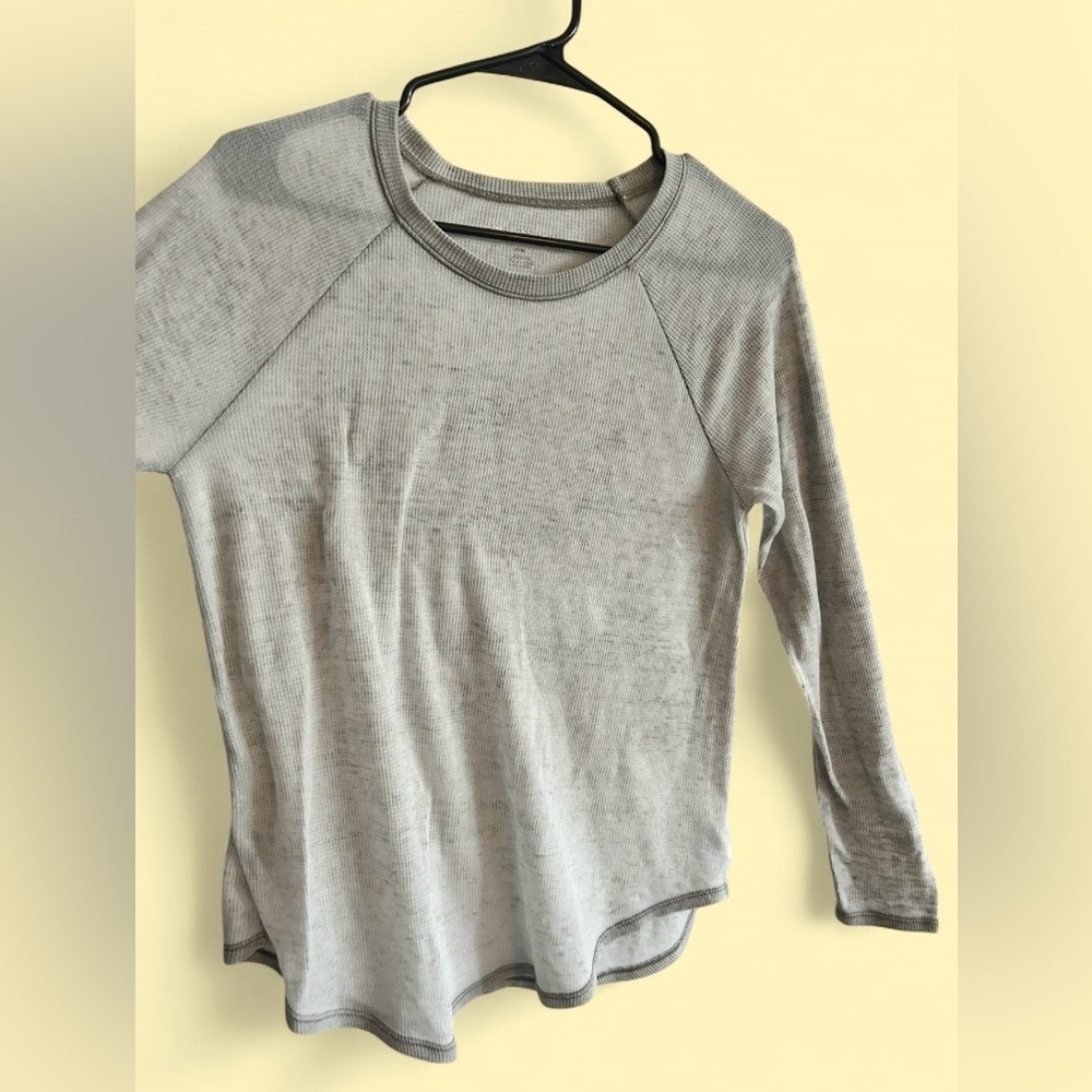 American Eagle Waffle Knit Long Sleeve Top - Medium
